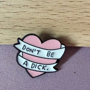 Pink Heart Enamel Pin